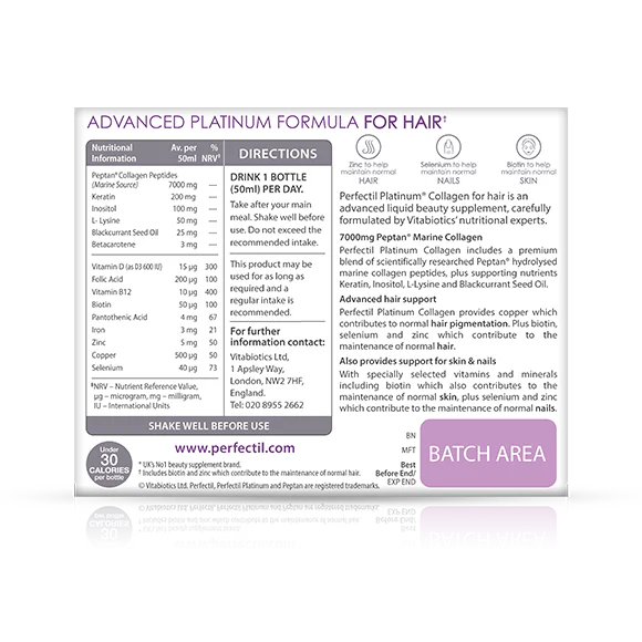 Perfectil Platinum Collagen Hair Drink - Image 3