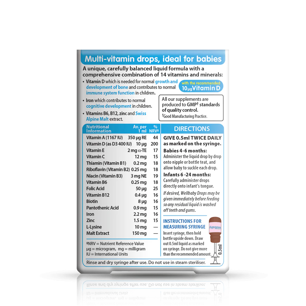 Wellbaby Multi-vitamin Drops - Image 3